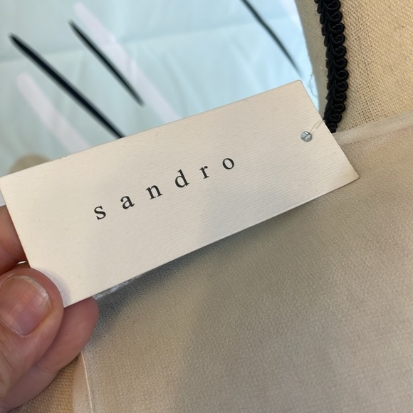 Sandro , sleeveless v neck , back zip closure new with tag - Picture 5 of 6